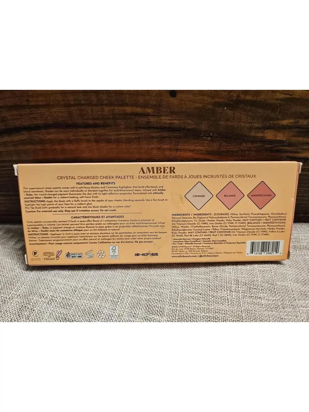 ATHR Beauty Crystal Charged Cheek Palette